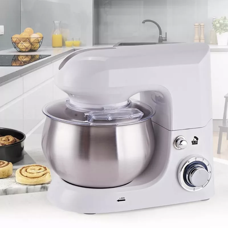 Planetaire mixer Maestro MR-559 keukenmachine, 5,0 L RVS-kom, 2000 W, 6 snelheden, draaiknop