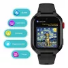 Smartwatch Stelio ST-SWJ102-BK Junior Pro AI 4G zwart – kinderwearable met 4G-connectiviteit