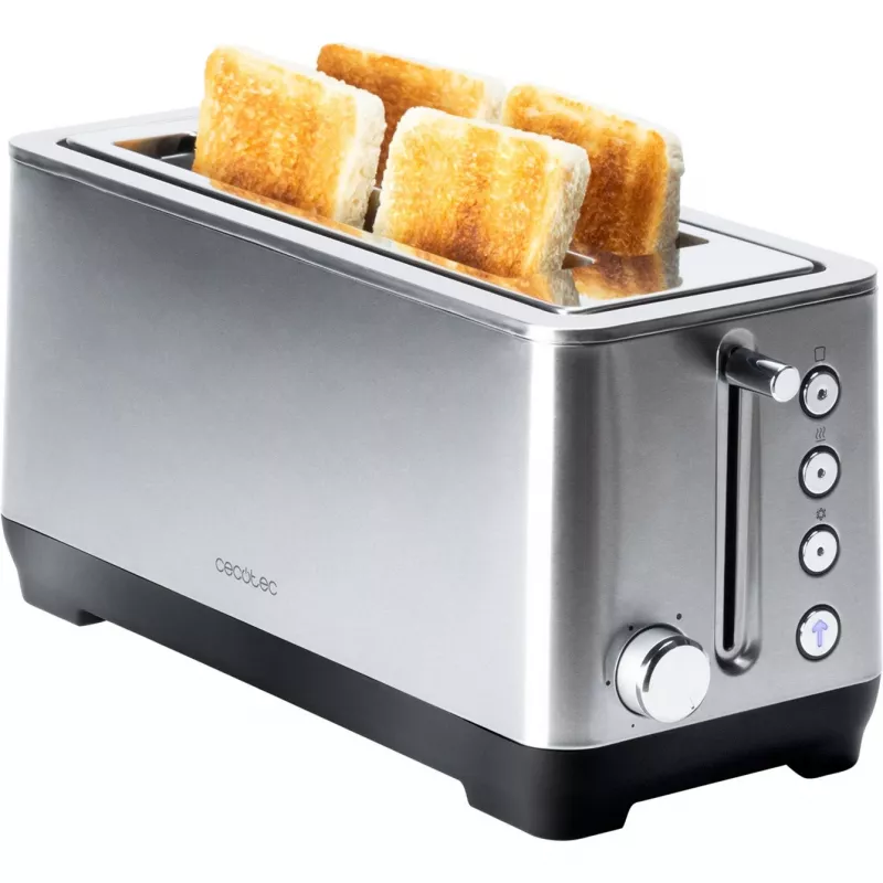 Cecotec 3086 4 sneetjes toast of 2 grote sneetjes boerenbrood