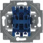 Schakel-inzetmodule, busch jaeger 2000/4 US, 250 V, blauw/zilver