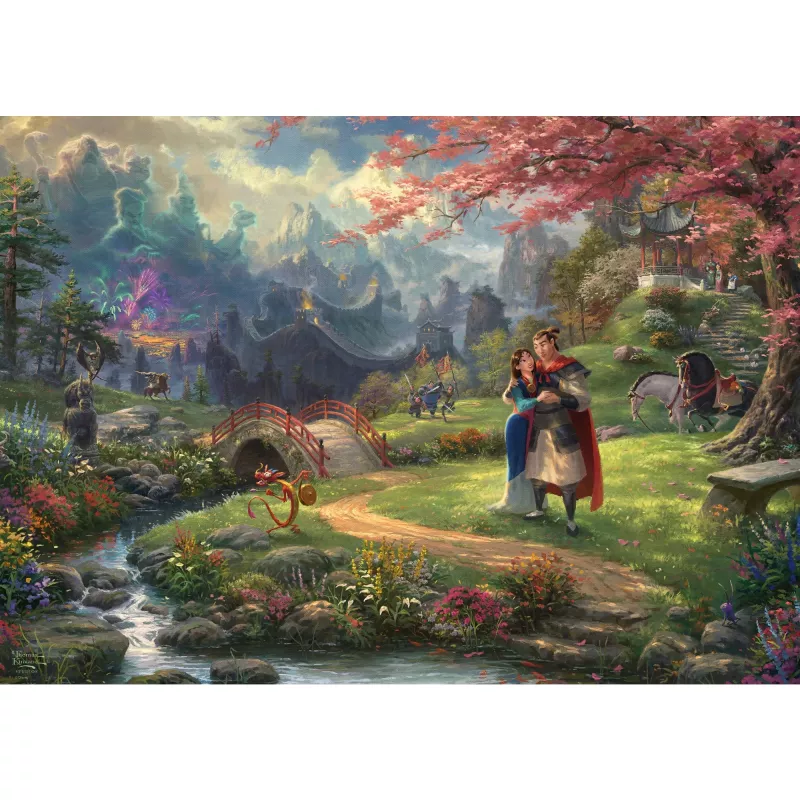 Thomas Kinkade Studios: Disney - Mulan, puzzel 1000 stukjes