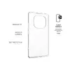 Backcover FIXED voor Xiaomi Redmi Note 14 Pro 4G, transparante TPU-hoes
