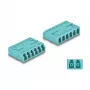DeLOCK glasvezelkoppeling HD LC hexaplex bus naar LC hexaplex bus aqua