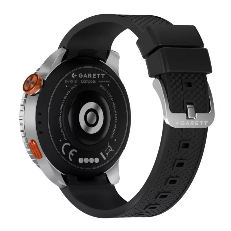 Smartwatch Garett Compass GPS zilver — Garett Compass GPS zilver
