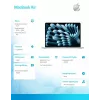Apple MacBook Air 13 inch: M4 chip met 10-core CPU en 8-core GPU, 16 GB, 256 GB SSD – hemelsblauw