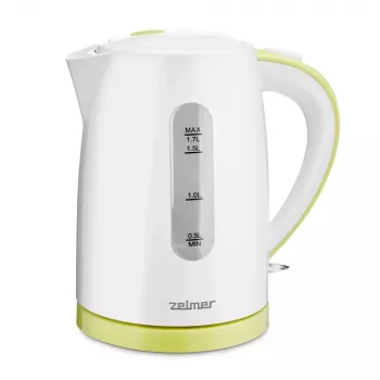 Waterkoker Zelmer 1,7 L 2200 W wit geel
