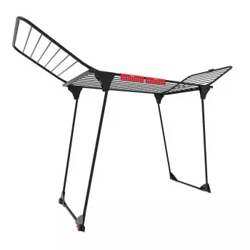 Wasrek VILEDA King Ultimate 174096 — opvouwbaar stalen rek, 20 m droogoppervlak, wielen, 112 cm hoogte