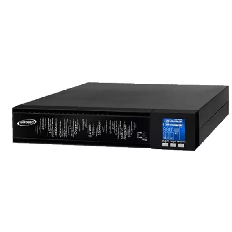 Uninterruptible Power Supply UPS Infosec E3 Pro 2000 RT 2 kVA 1800 W 4 AC-stopcontacten