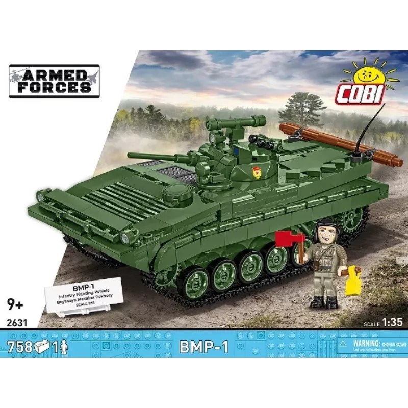Constructieset Cobi Blocks BMP-1 758 onderdelen – schaalmodel bouwstenen