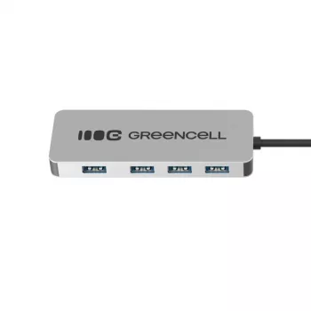 USB-hub Green Cell HUB-GC-C4A — 4-poorts USB-C 3.0-hub
