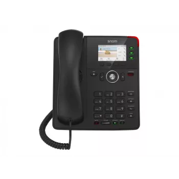Snom tafeltelefoon D717 IP-telefoon zwart 3 lijnen TFT
