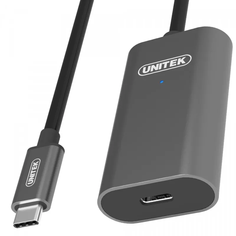 USB-kabel UNITEK U305A 5 m USB 3.2 Gen 1 USB C grijs