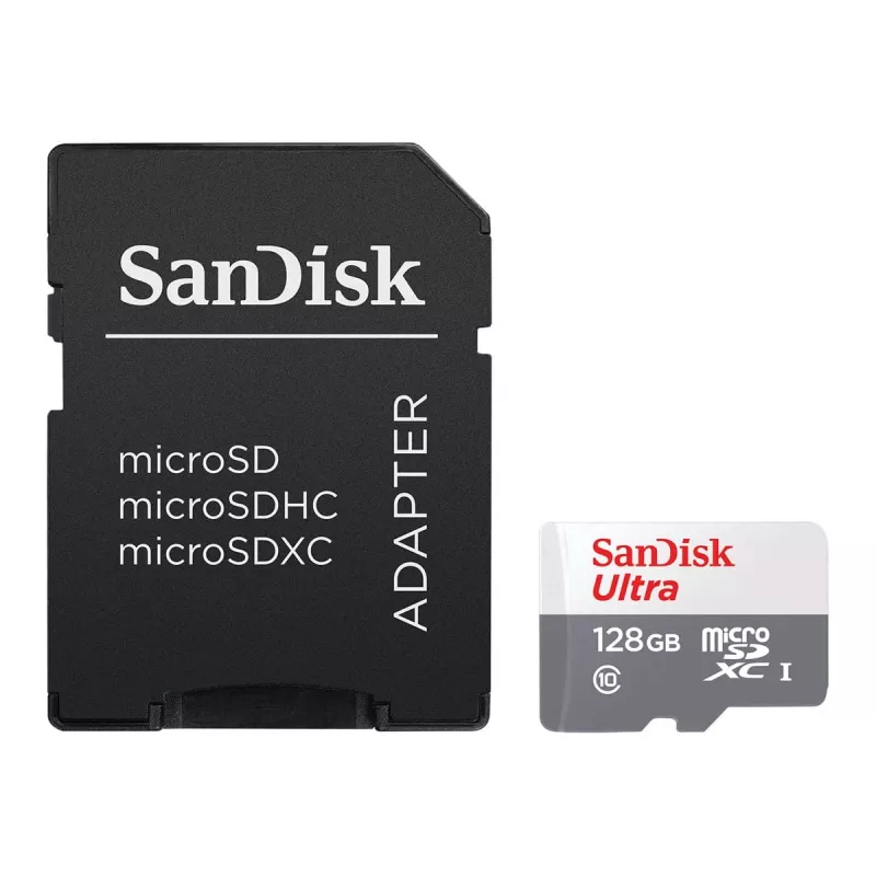 Flashgeheugen SanDisk 128GB MicroSDXC UHS-I Class 10 SDSQUNR-128G-GN6TA