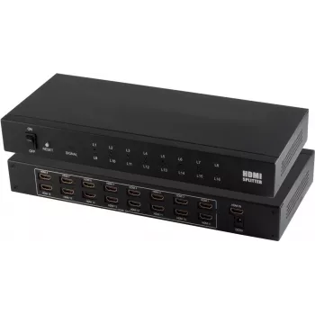 HDMI-splitter ShiverPeaks 05-03016 – 1× ingang naar 16× uitgangen, ondersteunt 4K2K