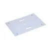 Montageplaat voor 8-aderige glasvezel-afsluitbox, Extralink, RVS, bevestigingsadapter, maximale belasting 5 kg