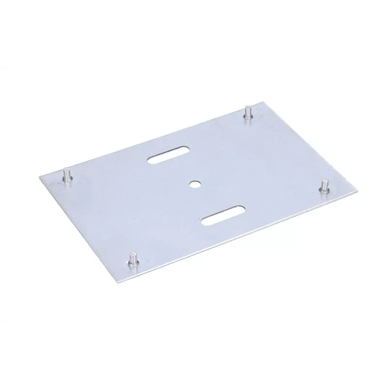 Montageplaat voor 8-aderige glasvezel-afsluitbox, Extralink, RVS, bevestigingsadapter, maximale belasting 5 kg