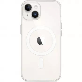 Hoesje Apple iPhone 14 Clear Case met MagSafe