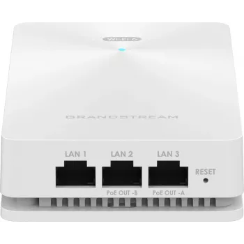 Draadloos access point Grandstream GWN7661E — dualband 2,4/5 GHz, 1201 Mbps, PoE, 3x RJ-45, wit