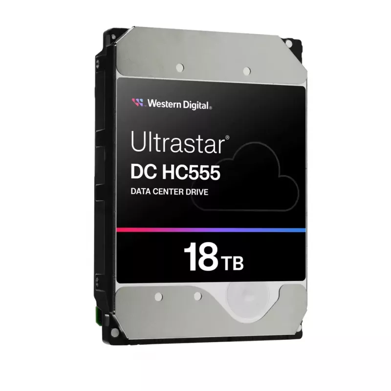 WD Ultrastar DC HC555 - harde schijf - datacenter - 18TB - intern - 3,5 (8,9 cm) - SAS 12Gb/s - 7200 rpm - buffer: 512MB (0B47747)