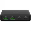 GOOBAY Multiport USB-C PD GaN tafellader 65 W, zwart