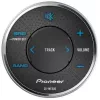 Pioneer CD-ME300 - audio - bedraad - drukknoppen - IPX7 - zwart - zilver