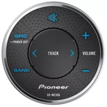 Pioneer CD-ME300 - audio - bedraad - drukknoppen - IPX7 - zwart - zilver