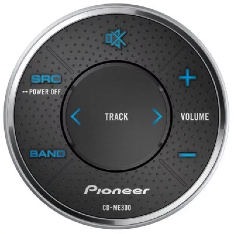 Pioneer CD-ME300 - audio - bedraad - drukknoppen - IPX7 - zwart - zilver