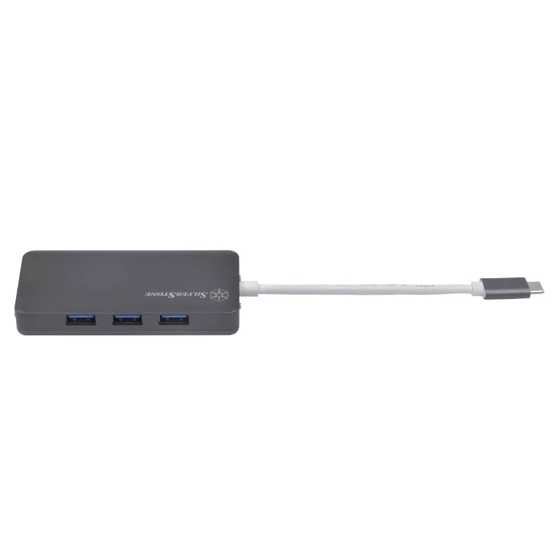 SilverStone SST-EP14C - USB 3.1 Type-C Gen1 naar HDMI, 3x USB 3.1 Gen 1 Type-A, 1x USB 3.1 Gen 1 Type-C (PD 2.0-laden) (SST-EP14C)