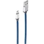 ShiverPeaks BS14-50020 - 0,9 m - USB A - Micro-USB B - USB 2.0 - 480 Mbit/s - blauw