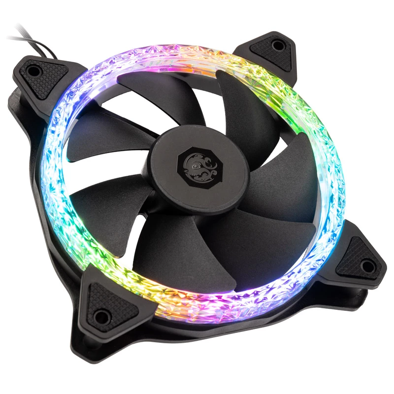 All-in-One-vloeistofkoeler BitsPower Cyclops 240 – zwart/zilver, 240-mm radiator