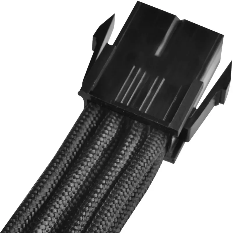 SilverStone SST-PP07-EPS8B verlengkabel van 8-pins EPS naar 4+4-pins ATX/EPS, 0,3 m, zwart