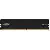 16 GB Crucial Pro module - DIMM 288-PIN low profile - 6000 MHz / PC5-48000 - CL48 - 1.1 V - unbuffered - on-die ECC - matzwart