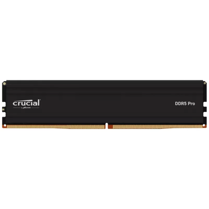 16 GB Crucial Pro module - DIMM 288-PIN low profile - 6000 MHz / PC5-48000 - CL48 - 1.1 V - unbuffered - on-die ECC - matzwart