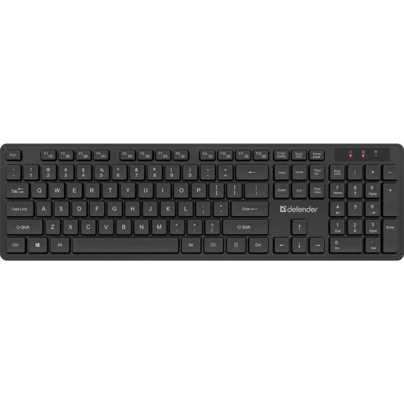 Draadloze toetsenbord- en muisset DEFENDER C-993 RF 45996 — RF-verbinding, compacte layout