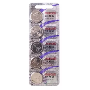 MAXELL CR2032-batterij, speciale uitvoering, 5 stuks