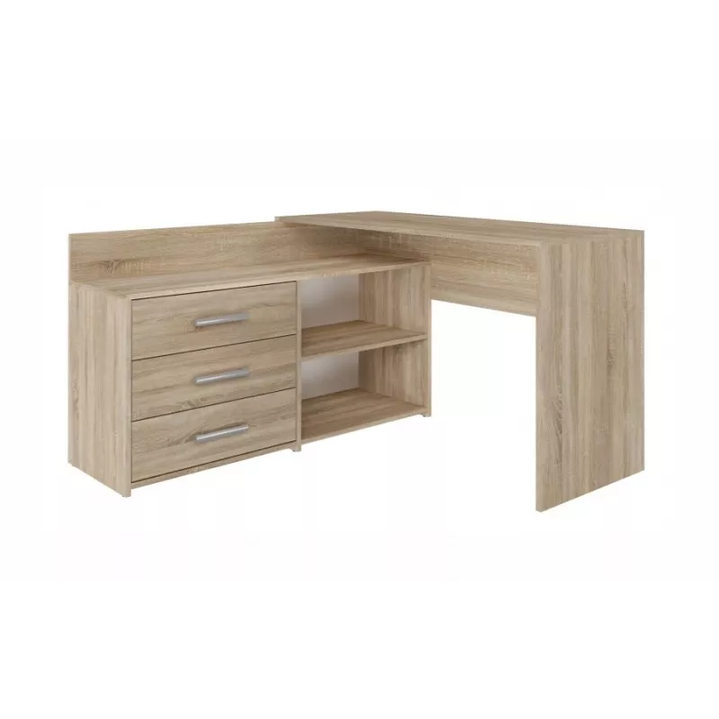Topeshop DANY SONOMA KPL computertafel eikenkleur