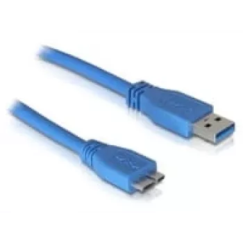 DeLOCK Micro-USB 3.0-kabel 1 m, USB A, 5 Gbit/s, blauw