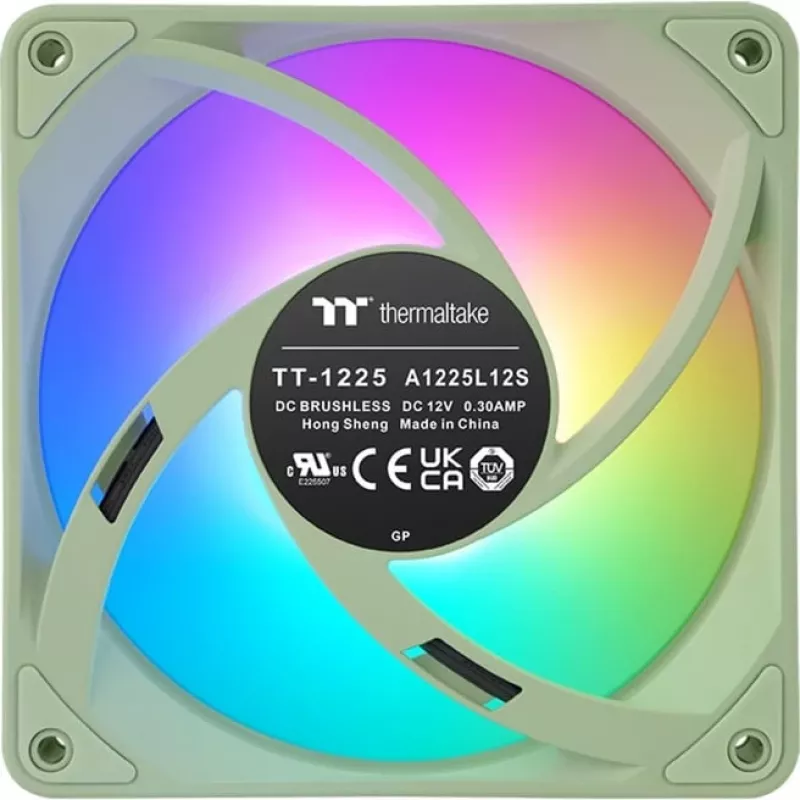 Thermaltake CT120 EX Reverse ARGB Sync 120 mm 3-pack behuizingsventilator – Matcha-Groen