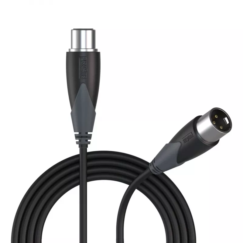 PROCAB CLA901/3 audiokabel 3 m XLR (3-polig) zwart, grijs