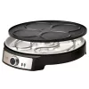 Adler AD 3093 2-in-1 dubbelzijdige elektrische crêpemaker, 1600 W, zwart