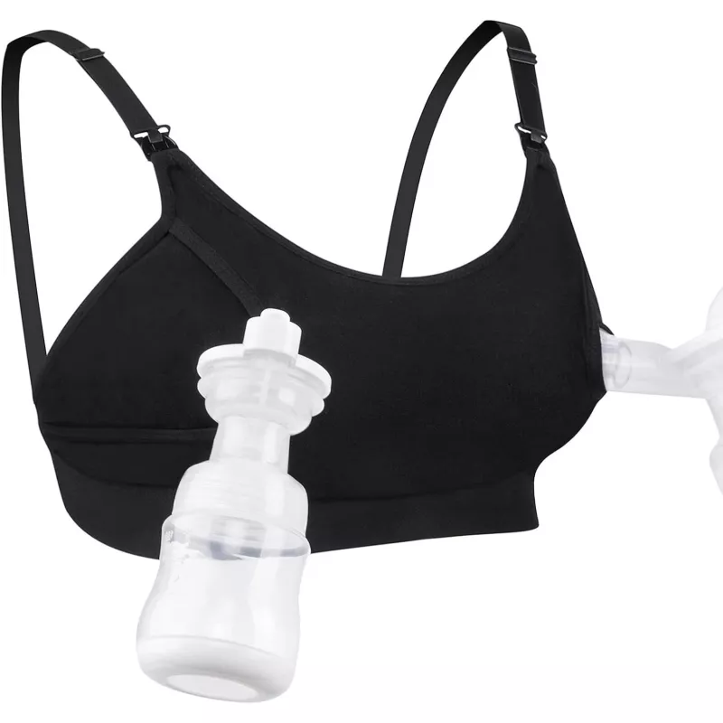 Momcozy YN08 hands-free pompbeha zwart 2XL