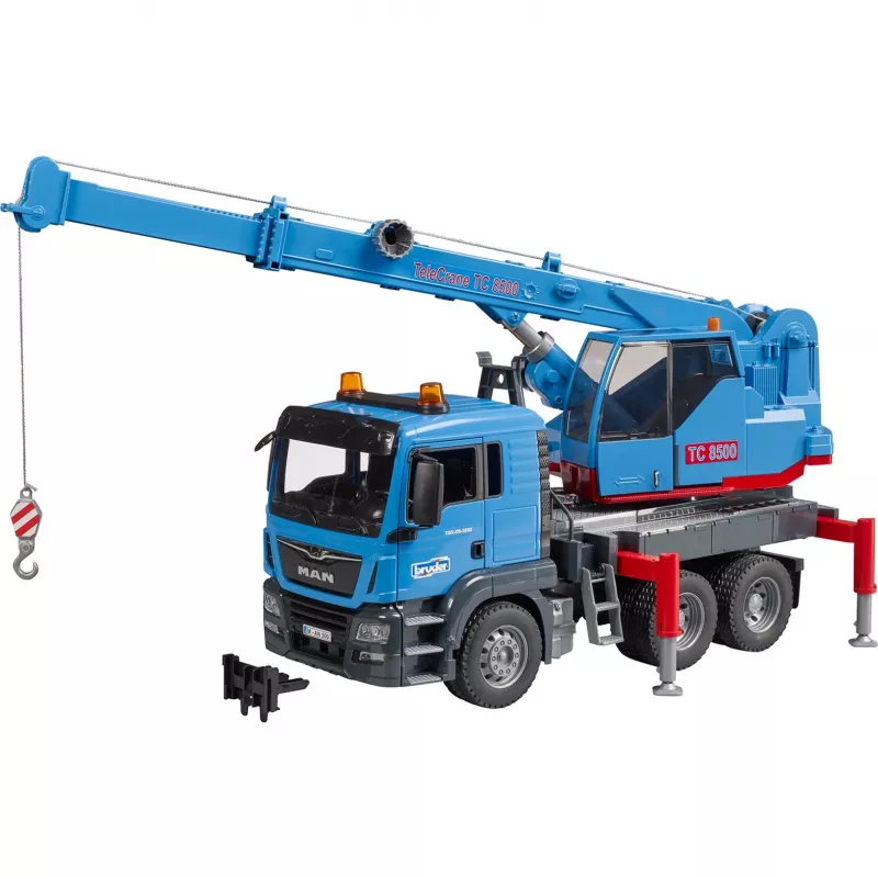 BRUDER MAN TGS kraanwagen blauw ABS 03771