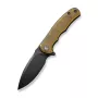 Klapmes CIVIVI Mini Praxis Ultem amber zwart C18026C-5 — compacte EDC, Ultem greepschalen, glad lemmet