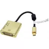 Videokabel-adapter ROLINE 12.03.3176 Mini DisplayPort naar DVI-D 0,1 m