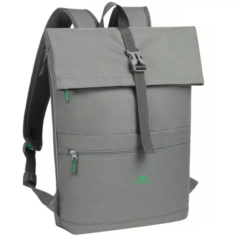 City-rugzak Rivacase Gremio grijs polyester rPET 280x135x430mm
