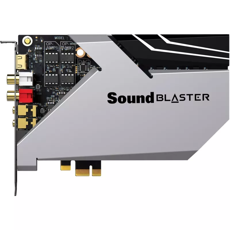 Geluidskaart Creative Labs SoundBlaster AE-9 — 32-bit / 384 kHz weergave en opname