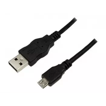 LogiLink USB 2.0 verbindingskabel, 1,8 m, zwart USB-A stekker - USB-B micro stekker, conform USB 2.0 (CU0034)