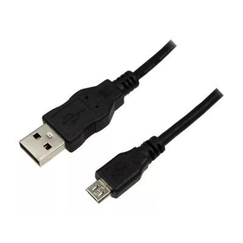LogiLink USB 2.0 verbindingskabel, 1,8 m, zwart USB-A stekker - USB-B micro stekker, conform USB 2.0 (CU0034)