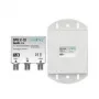 axing SPU 21-02 - kabelcombiner - 47 - 2200 MHz - grijs - zilver - 120 mm - 30 mm - 70 mm