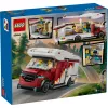 Constructiespeelgoed LEGO City avontuurcamper 60454, 385 onderdelen, hoogte 80 mm, voor kinderen vanaf 6 jaar